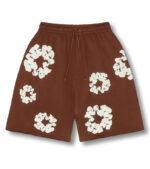 "Flower Shorts" Brown